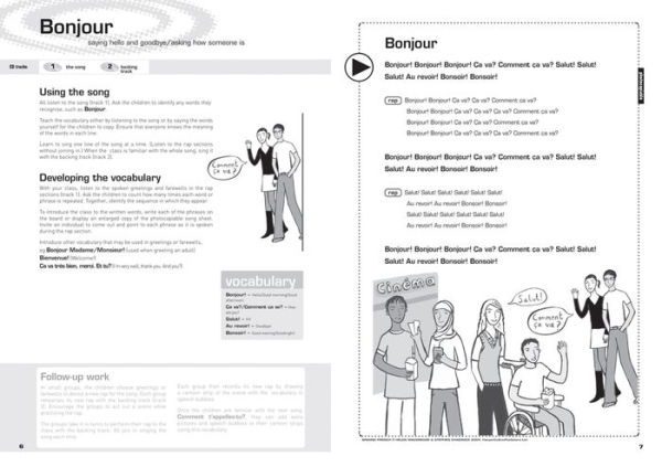 Singing Languages - Singing French (Book + CD): 22 Photocopiable Songs and Chants for Learning French