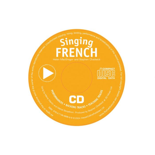 Singing Languages - Singing French (Book + CD): 22 Photocopiable Songs and Chants for Learning French