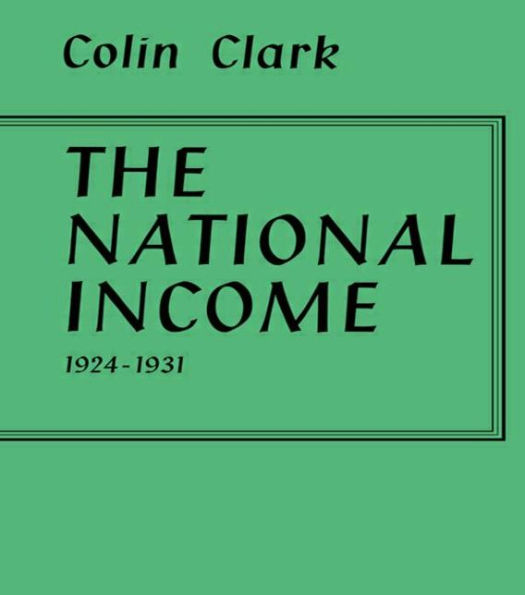 National Income 1924-1931