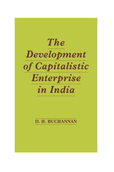 Development of Capitalistic Enterprise in India / Edition 1
