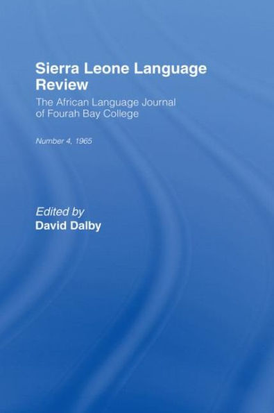 African Language Review / Edition 1