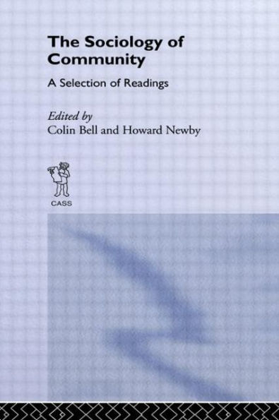 Sociology of Community: A Collection of Readings