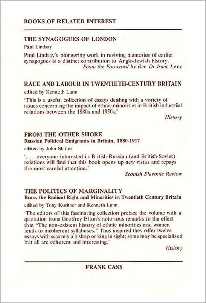 The Jewish Heritage in British History: Englishness and Jewishness / Edition 1