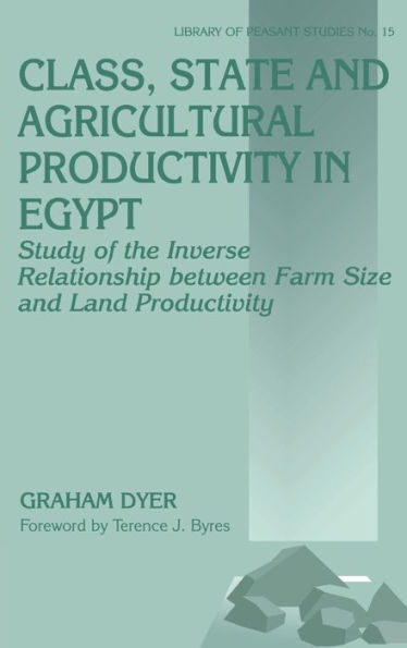 Class, State and Agricultural Productivity in Egypt: Study of the Inverse Relationship between Farm Size and Land Productivity / Edition 1