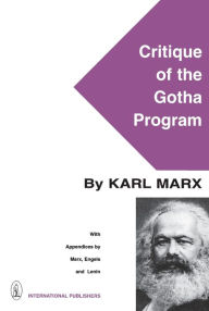Title: Critique of the Gotha Program, Author: Karl Marx