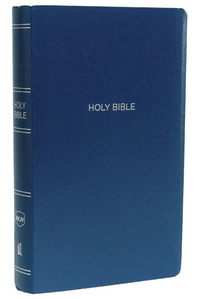 NKJV, Gift and Award Bible, Leather-Look, Blue, Red Letter, Comfort Print: Holy Bible, New King James Version