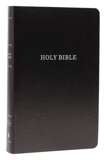 KJV Holy Bible: Gift and Award, Black Leather-Look, Red Letter, Comfort ...