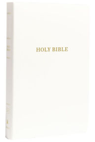 Title: KJV Holy Bible: Gift and Award, White Leather-Look, Red Letter, Comfort Print: King James Version, Author: Thomas Nelson