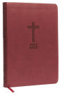 KJV Holy Bible: Value Large Print Thinline, Burgundy Leathersoft, Red Letter, Comfort Print: King James Version