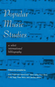 Title: Popular Music Studies: Select I, Author: John Shepherd