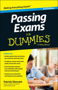 Title: Passing Exams For Dummies, Author: Patrick Sherratt