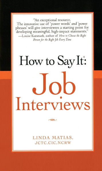 How to Say It Job Interviews