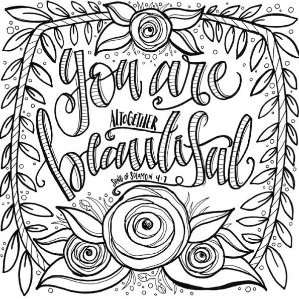 Everything Beautiful: A Coloring Book for Reflection and Inspiration