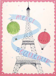 Title: Merci Beaucoup Glitz Thank You Notes, Author: Galison