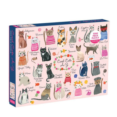 Cool Cats A Z 1000 Piece Puzzle By Mudpuppy Carolyn Gavin Barnes Noble