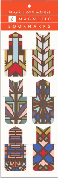 Frank Lloyd Wright Designs Magnetic Bookmark