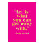 Andy Warhol Hardcover Book of Sticky Notes