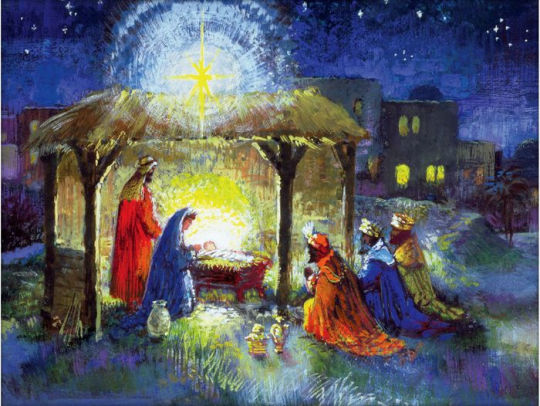 The Adoration of Magi Holiday Boxed Card by Galison Books | Barnes & Noble®