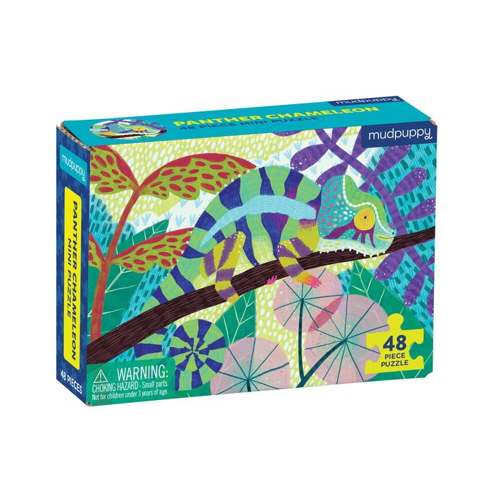 Panther Chameleon 48 Piece Mini Jigsaw Puzzle