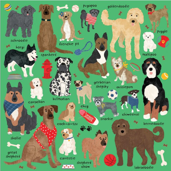 Doodle Dogs And Other Mixed Breeds 500 Piece Family Puzzle