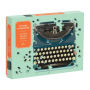 Vintage Typewriter 750 Piece Shaped Puzzle