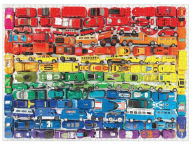 Title: 1000 Piece Jigsaw Puzzle Rainbow Toy Cars