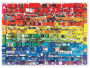 1000 Piece Jigsaw Puzzle Rainbow Toy Cars