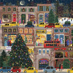 Alternative view 2 of Winter Lights Foil Puzzle 500 Piece Puzzle