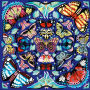 Alternative view 2 of Kaleido-Butterflies 500 Piece Family Puzzle