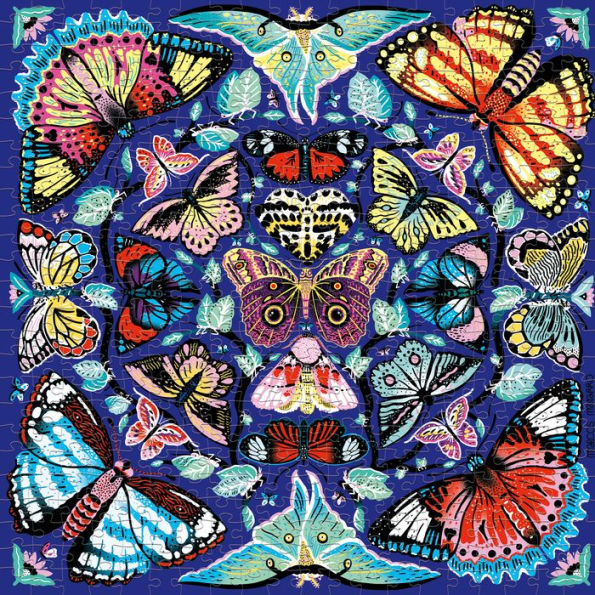 Kaleido-Butterflies 500 Piece Family Puzzle