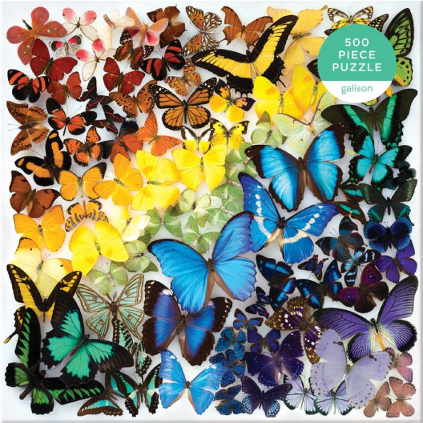 Rainbow Butterflies 500 Piece Puzzle