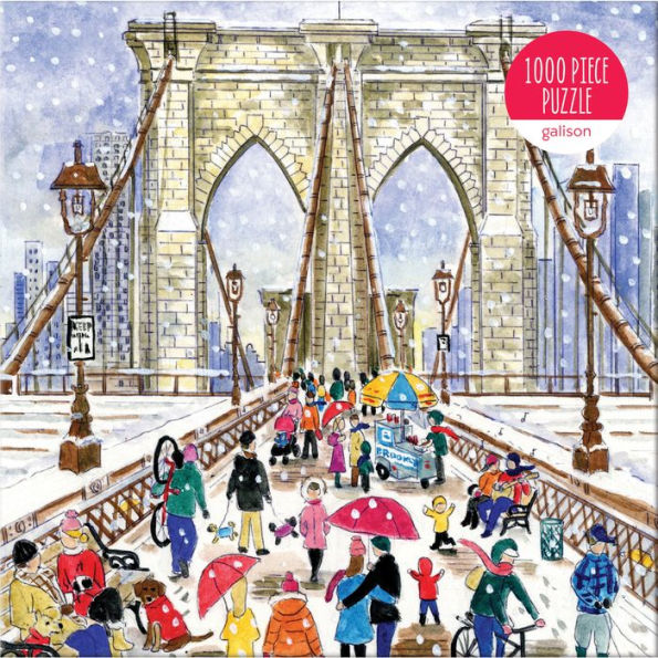 Michael Storrings Brooklyn Bridge 1000 Piece Puzzle in a Square Box