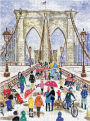 Alternative view 4 of Michael Storrings Brooklyn Bridge 1000 Piece Puzzle in a Square Box