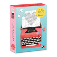 Title: Just My Type Vintage Typewriter 100 Piece Mini Shaped Puzzle