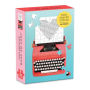 Just My Type Vintage Typewriter 100 Piece Mini Shaped Puzzle