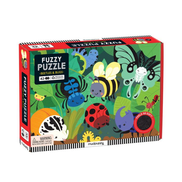 Beetles & Bugs Fuzzy Puzzle