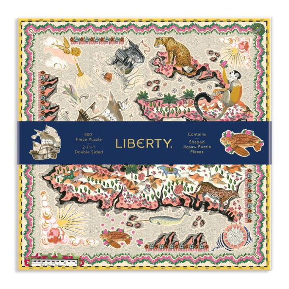 Liberty Maxine 500 Piece Double Sided Puzzle With Shaped Pieces