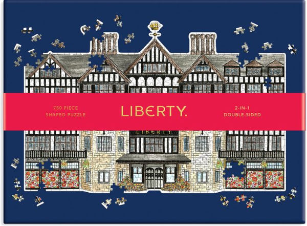 Liberty Tudor Building 750 Piece Shaped Puzzle