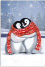 Hugging Penguins 4x6