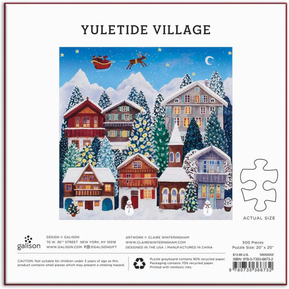 Yuletide Village 500 Piece Puzzle