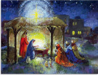 Alternative view 1 of Adoration of Magi Holiday Notecards