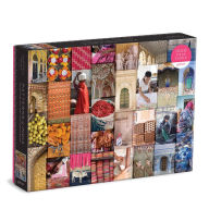 Title: Patterns of India: A Journey Through Colors, Textiles and the Vibrancy of Rajasthan 1000 Piece Puzzle