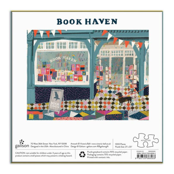 Book Haven 1000 Piece Puzzle In Square Box