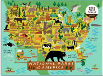 Alternative view 4 of National Parks of America 1000 Piece Puzzle