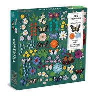 Title: Butterfly Botanica 500 Piece Puzzle with Shaped Pieces