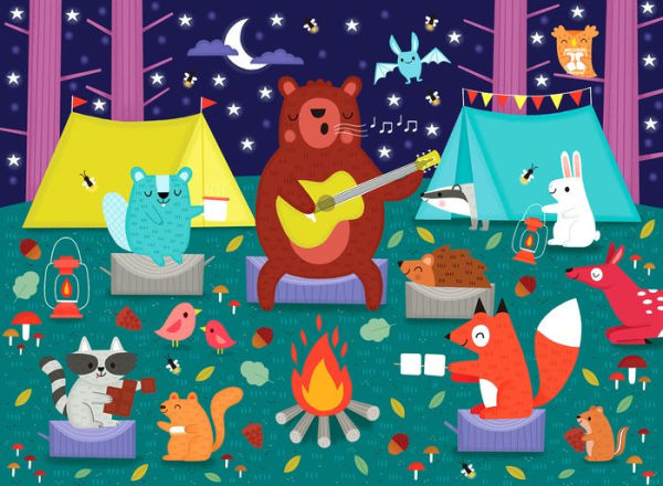 Campfire Friends Scratch and Sniff Puzzle