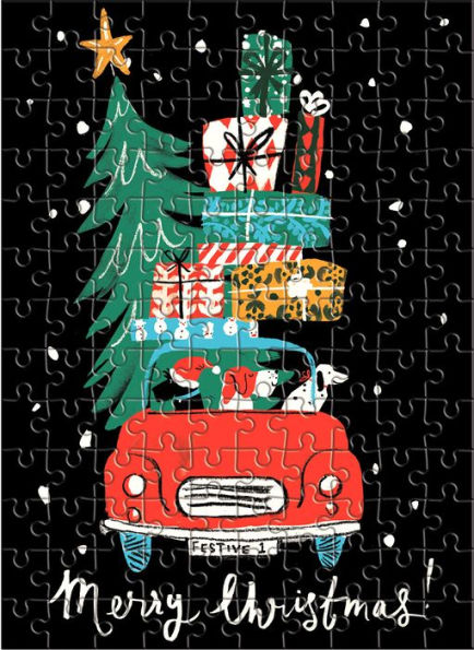 Christmas Car 130 Piece Puzzle Ornament