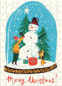 Alternative view 2 of Snow Globe 130 Piece Puzzle Ornament