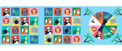 Alternative view 2 of Wild Bingo Magnetic Board Game