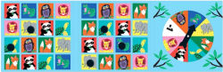 Alternative view 3 of Wild Bingo Magnetic Board Game